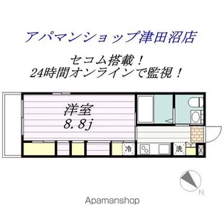 レオパレスサンヴィレッジⅡ【1階】の間取り
