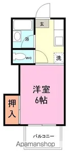 ガーデンハイツ坂本【2階】の間取り