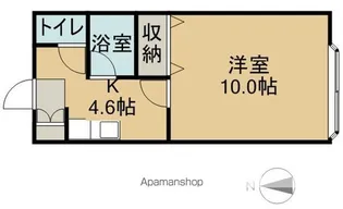 カルム参番館【1階】の間取り