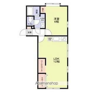 ジュネス小日向【1階】の間取り