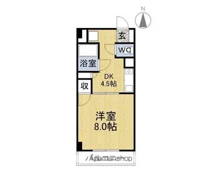 平成ハイツ【220号室】の間取り