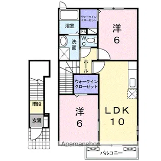 南オレンジタウンⅢ【2階】の間取り