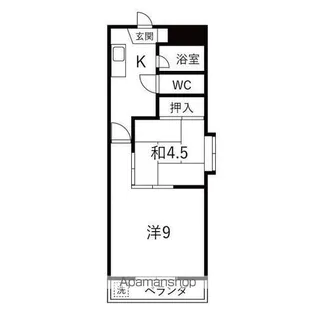 新日ビル豊明マンション【906号室】の間取り
