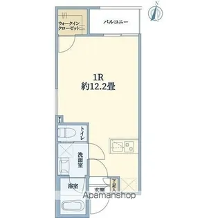 ウェルスクエア豊中本町【1階】の間取り