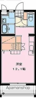 ヒカオプリンセスマンション【2階】の間取り