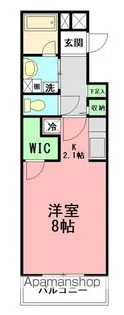 プランドール長後【103号室】の間取り