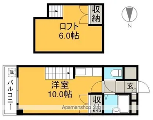 ピュア高須新町【4階】の間取り