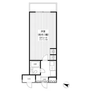 ピュアハイム本田【4階】の間取り