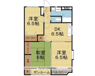 プラセール春日【301号室】の間取り