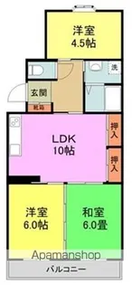 エルムビラ【203号室】の間取り