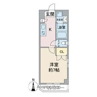 アールズタワー池下西【7階】の間取り