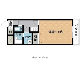 クレマチス【3階】の間取り