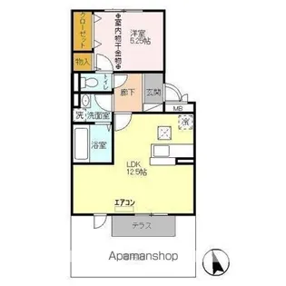 パンフレール【1階】の間取り