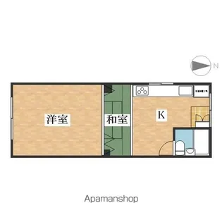 多気西町マンション【1階号室】の間取り