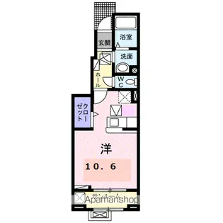 エスポワールA【1階】の間取り