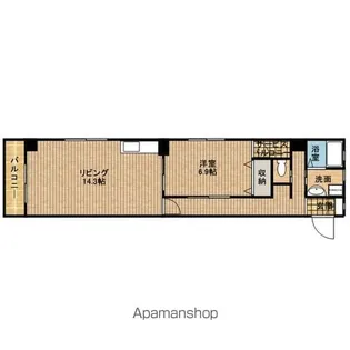 ゆず板屋【6階】の間取り