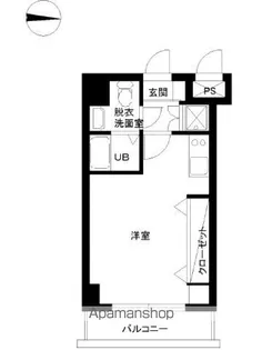 スカイコート両国壱番館【505号室号室】の間取り