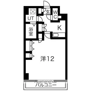 レベント岐阜【9階】の間取り