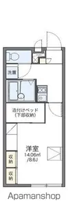 レオパレス赤穂2【201号室】の間取り