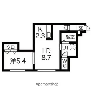 グランフェリーチェ曙【1階】の間取り