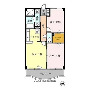 メルベーユ【2階】の間取り