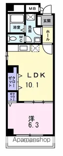 ル・シエル【1階】の間取り