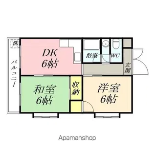 かわいマンション【301号室】の間取り