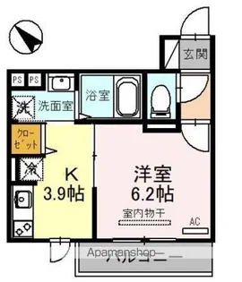 RIHITO堺東【308号室】の間取り
