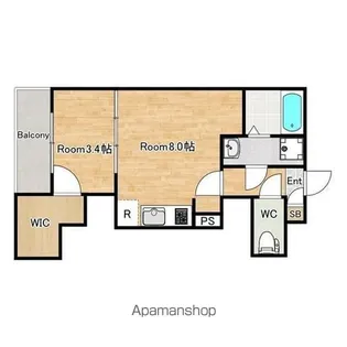 ジーメゾン泉大津スフィール【3階】の間取り