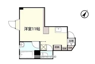 アシスト第5盛岡マンション【405号室】の間取り