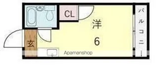 ユニコーン82’西野【307号室】の間取り