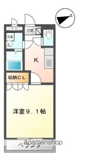 メゾンドゥーズ【2階】の間取り