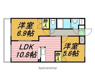 オーパ・ヴィラージュ【2階】の間取り