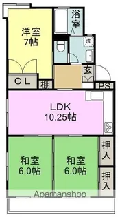 エルムビラ【3階】の間取り
