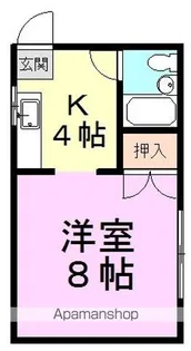 フラットK【1階】の間取り