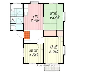 メゾン藤田【202号室】の間取り