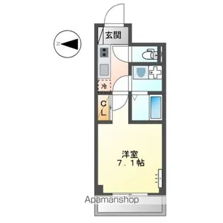 アルトハイム 大師【4階】の間取り