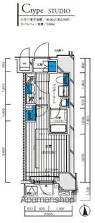 メインステージ八王子TOKYOWEST【13階】の間取り