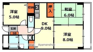 GEパークサイド【4階】の間取り
