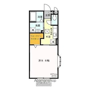 ラフォーレ山崎 A【1階】の間取り