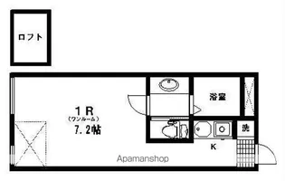 Uーソニア【103号室】の間取り
