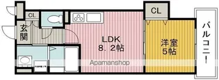 クリエオーレ箕輪【3階】の間取り