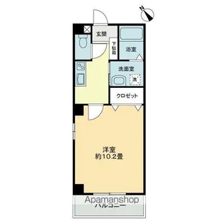 フィネス松島【203号室】の間取り