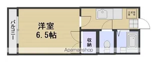 クイーンパレス【3階】の間取り