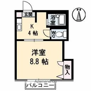 ディアスAMO【1階】の間取り