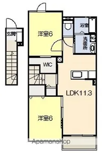 セイバリーメゾンA【2階】の間取り