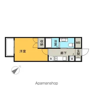 レジディア月島Ⅲ【10階】の間取り