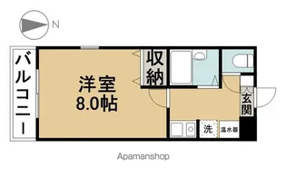 エクセランス小池Ⅱ【1階】の間取り