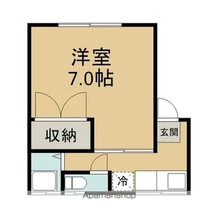 コーポグリーン(茶畑)【8号室】の間取り