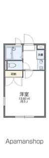 レオパレスMAEDA【1階】の間取り